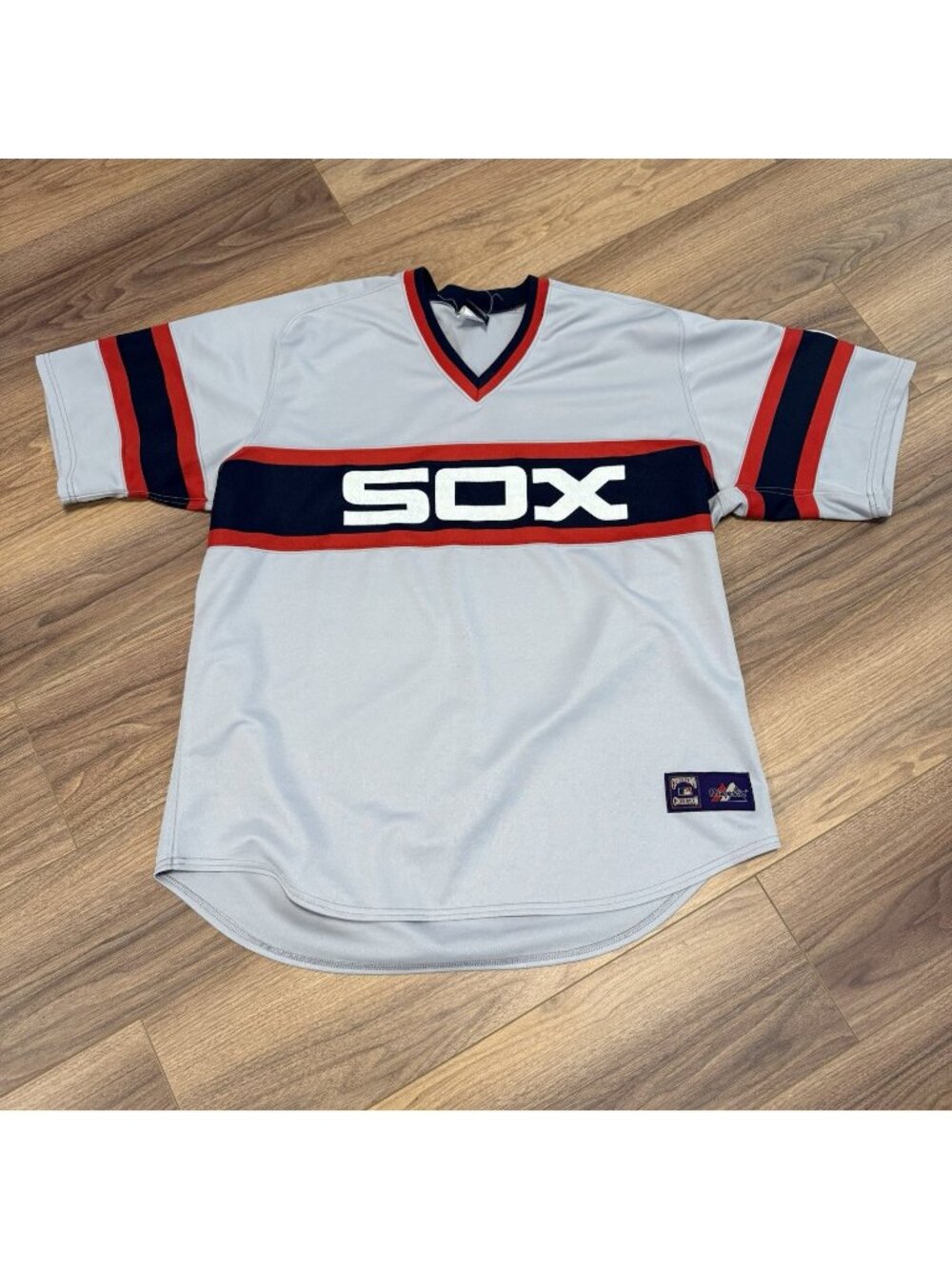 Vintage Majestic Chicago White Sox 1983 Jersey Mens 3XL 3X Cooperstown USA Vneck